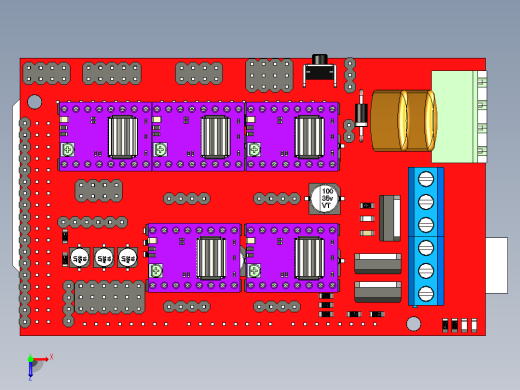 ARDUINO MEGA 2560俯视缩略图