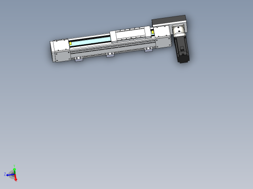 DMEB80-LBCR欧规同步带模组直线模组（电机左后折）[DMEB80-L20S350-DT400-C2U-LBCR]