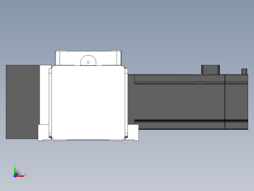 DMEB80-LBCR欧规同步带模组直线模组（电机左后折）[DMEB80-L20S350-DT400-C2U-LBCR]前视缩略图