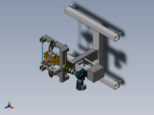焊接夹具组件正等轴测缩略图