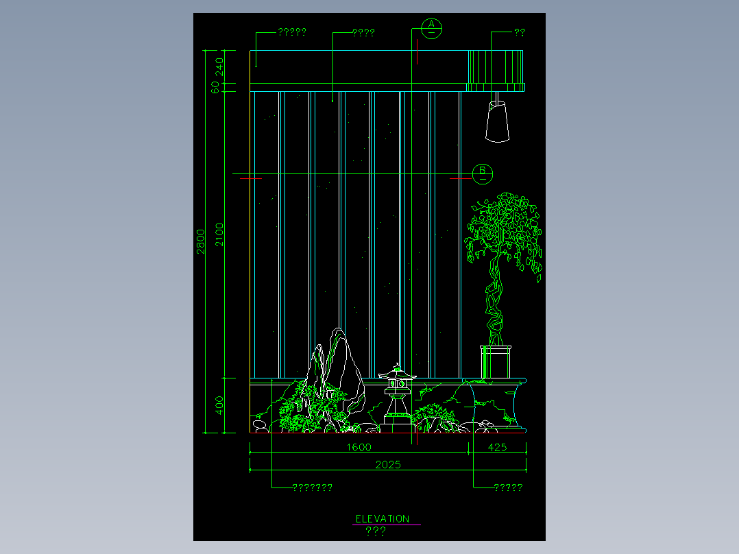 家装类CAD图块(四)-FH01028A