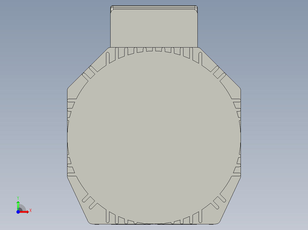 solidworks hsd es 929锭子3D模型前视图