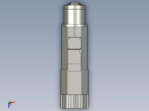 solidworks hsd es 929锭子3D模型俯视缩略图