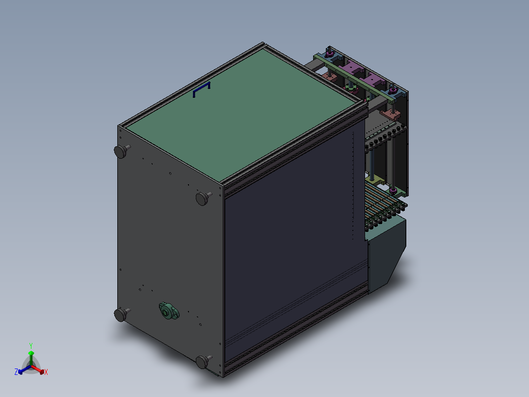 PCB板叠板机3D图纸 H80