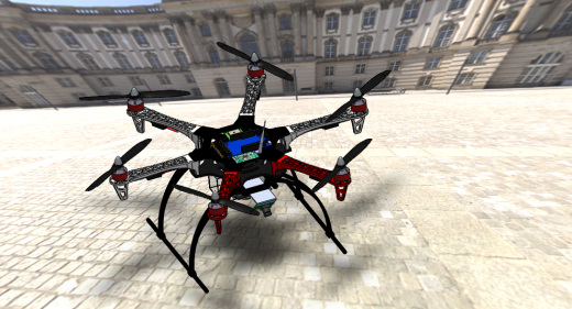 DJI flame wheel 风火轮六旋翼飞行器图纸缩略图