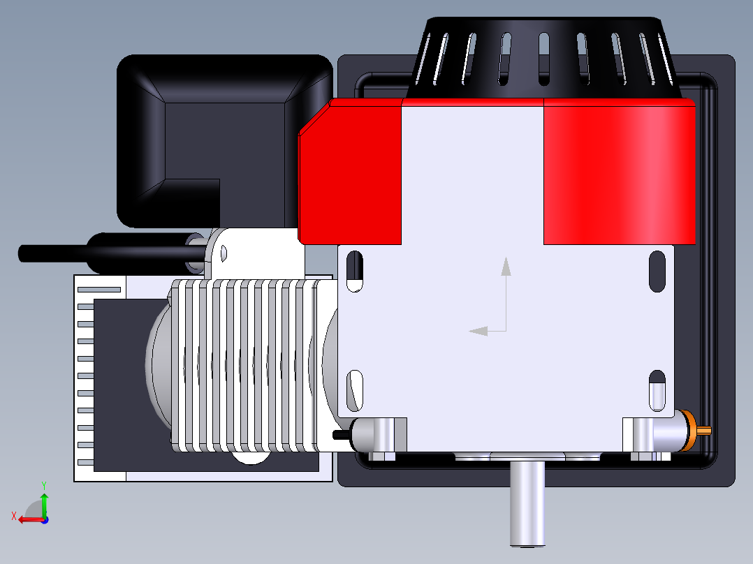 重庆涪柴汽油机(wm168fa)后视图