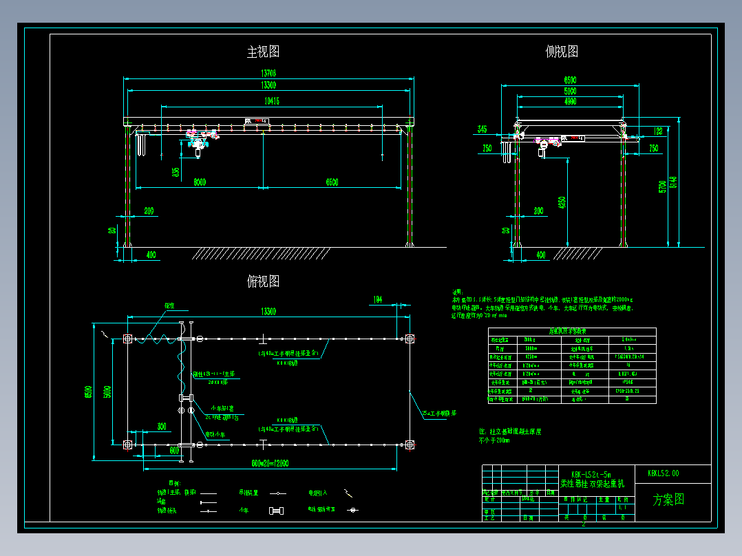 KBK-LS2t双梁起重机