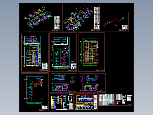 某冷库机房部分设计图