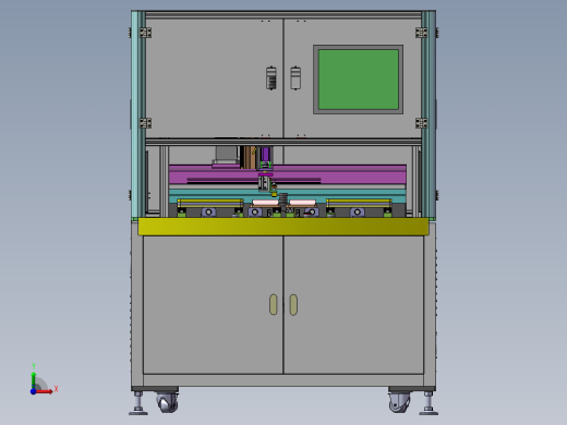 贴标签设备前视缩略图