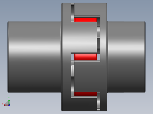GB╱T 5272-2017[基本型梅花形弹性联轴器（LM型）LM145联轴器 35×60／ 55×84]后视缩略图