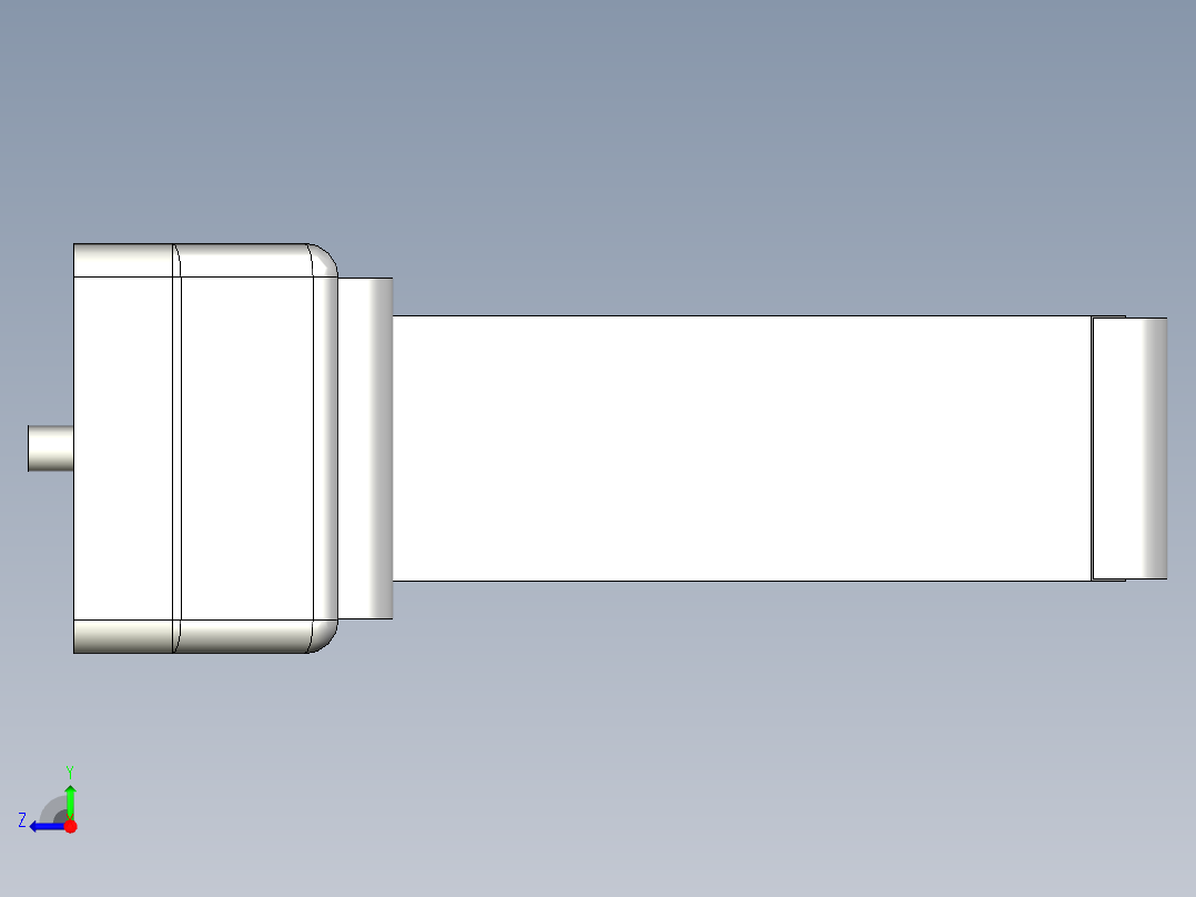 輕荷重用腳座GK-3D多系列多零件图纸模型右视图