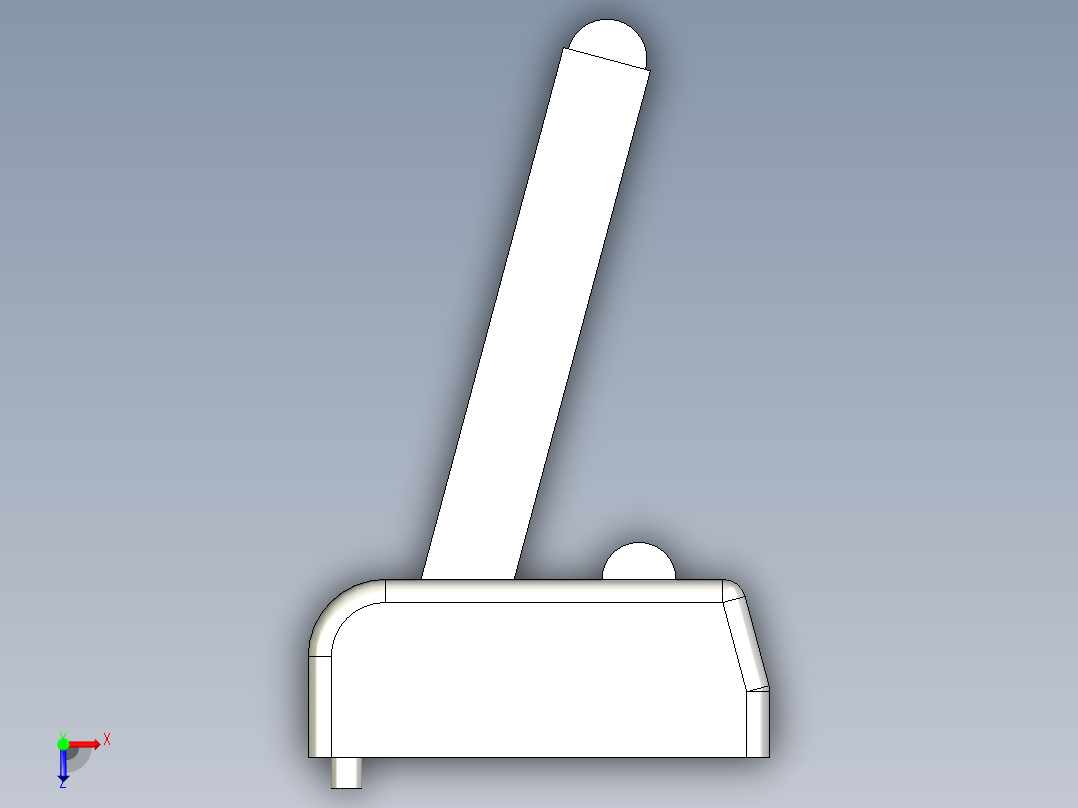 輕荷重用腳座GK-3D多系列多零件图纸模型俯视图