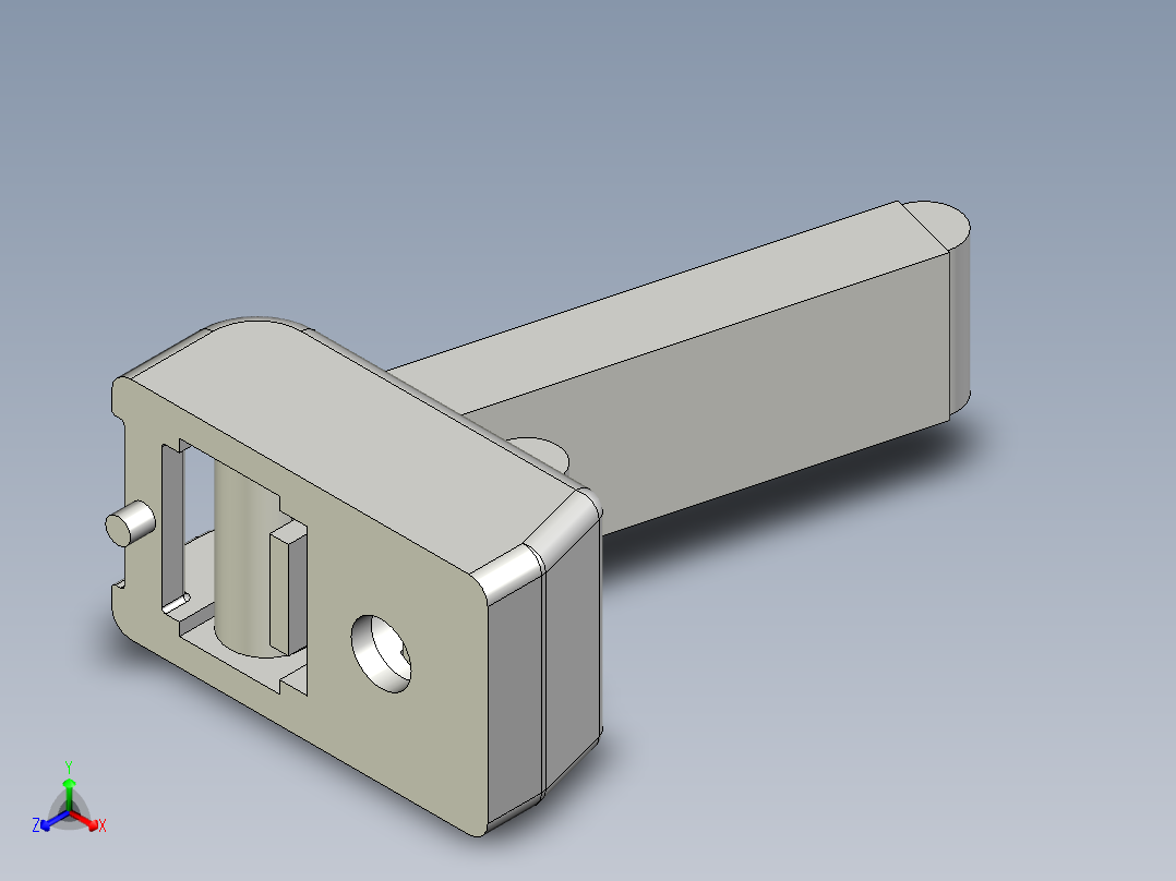 輕荷重用腳座GK-3D多系列多零件图纸模型正等轴测图