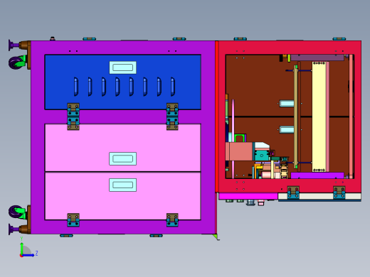 SMD精密视觉点胶机左视缩略图