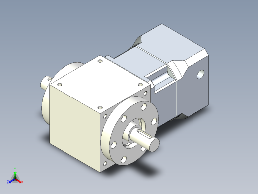 换向器PW90双轴 PGH90-L1 19-80-100-M6.stp