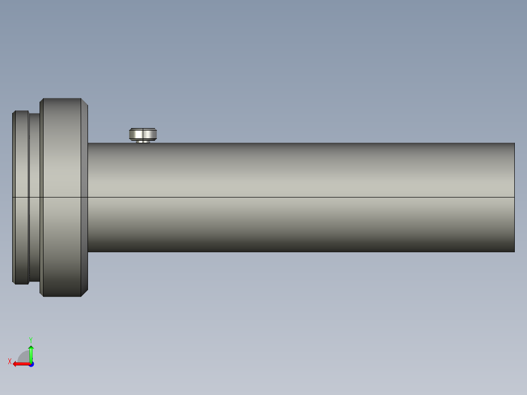 基恩士CA-LM4_kc图纸模型后视图