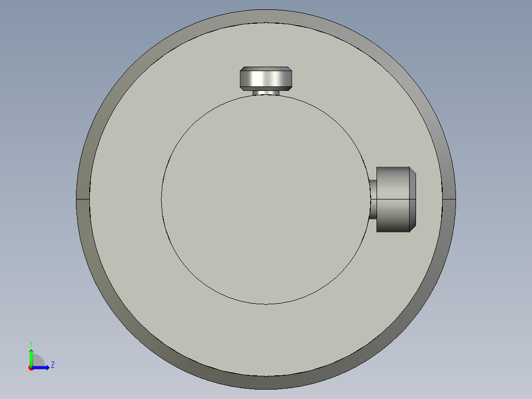 基恩士CA-LM4_kc图纸模型左视图
