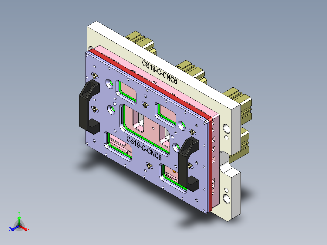 CS19-C-CNC6笔记本CNC工装夹具三维模型-180927主视图