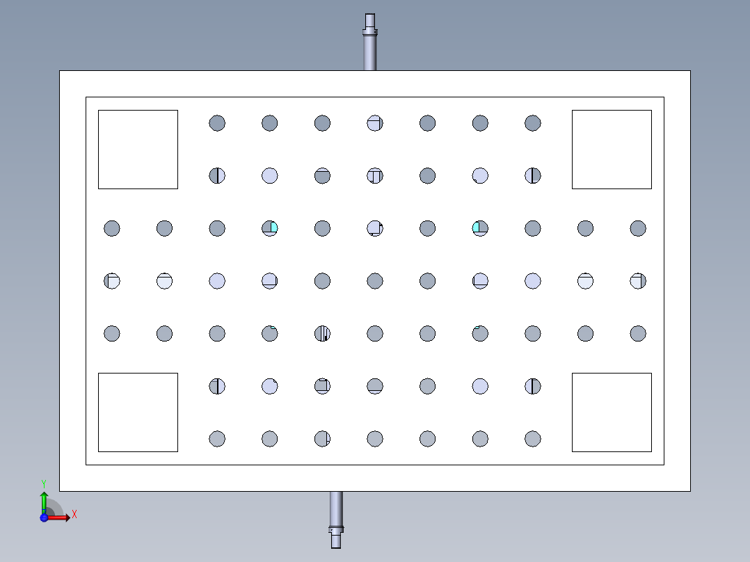 2023.02月-气动焊接柔性工装平台sw20前视图