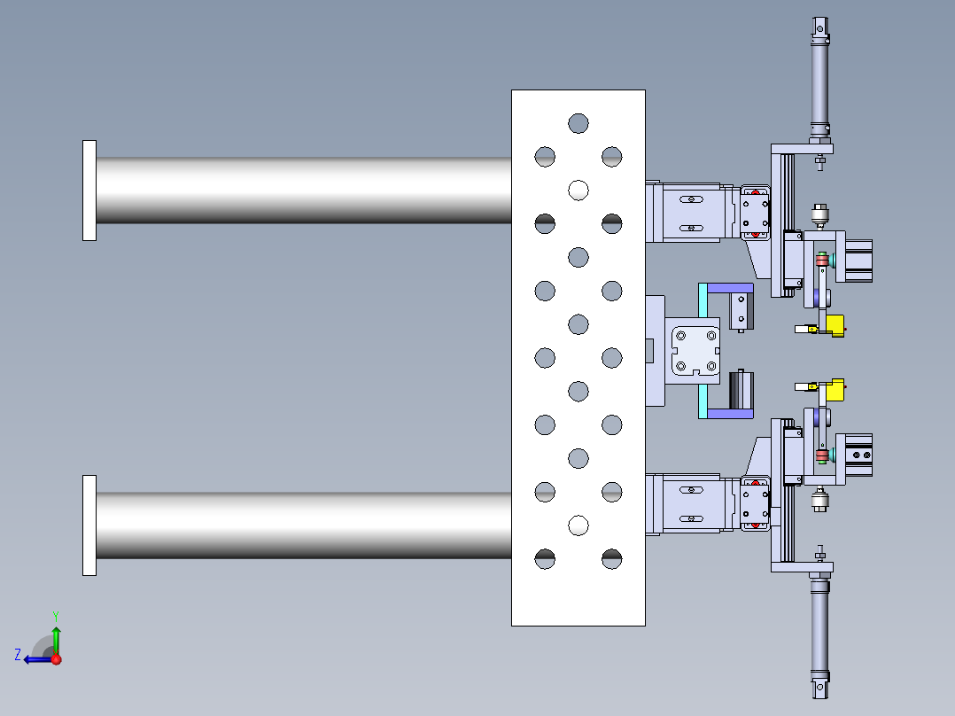 2023.02月-气动焊接柔性工装平台sw20右视图