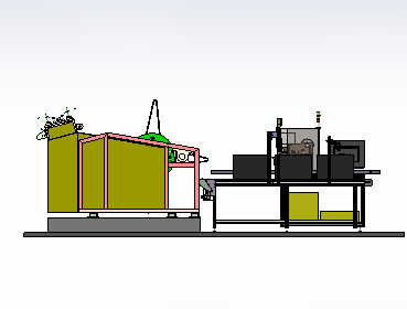 电脑主机外壳自动加工生产线sw18