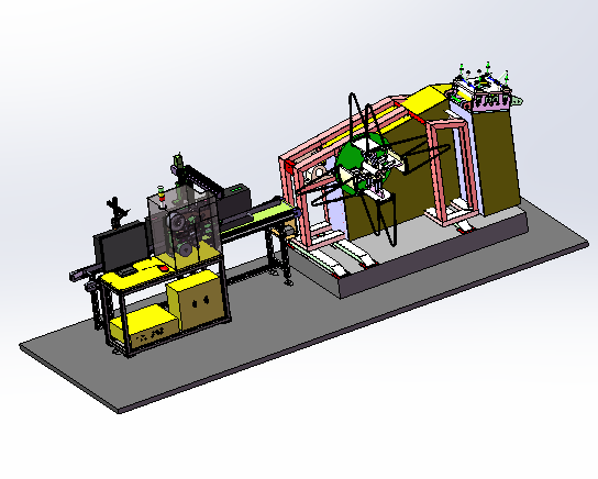 电脑主机外壳自动加工生产线sw18