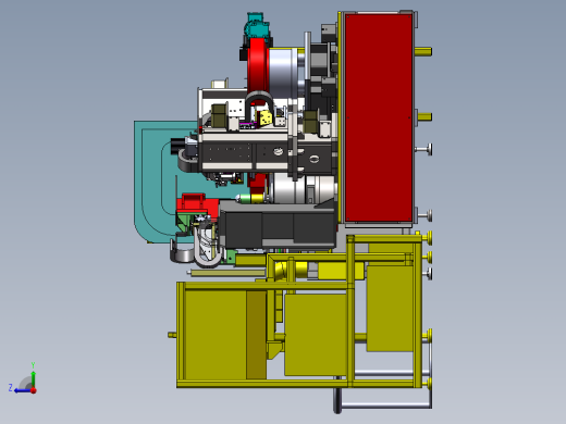 电子丝印生产线sw17可编辑右视缩略图