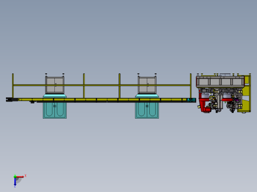 电子丝印生产线sw17可编辑俯视缩略图