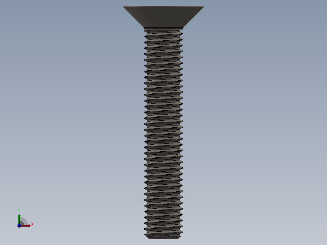 Screw_ISO_10642_M10x60_A2.SLDPRT前视图