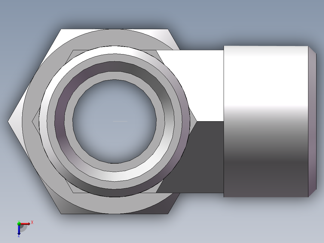 CC+CD 三通组合接头、CC-18俯视图