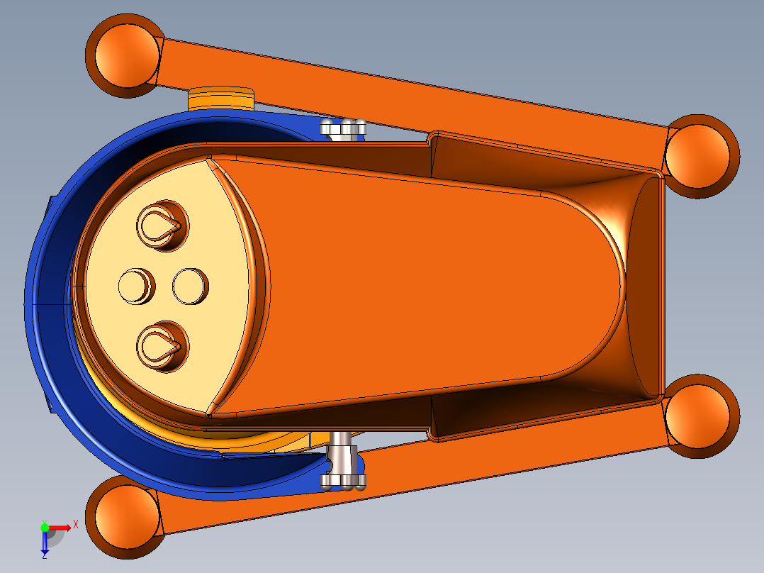 和面打蛋机俯视图