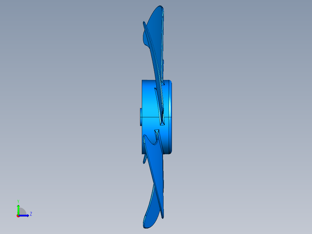 螺旋桨(43)左视图