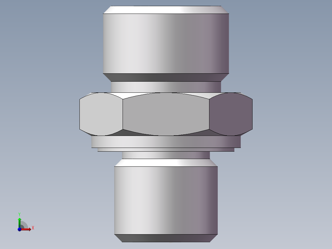 英制管螺纹ED密封、1CB-16-04WD前视图