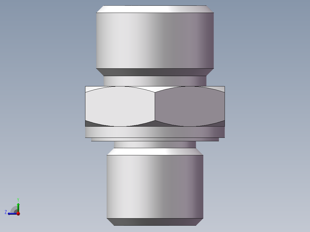 英制管螺纹ED密封、1CB-16-04WD右视图