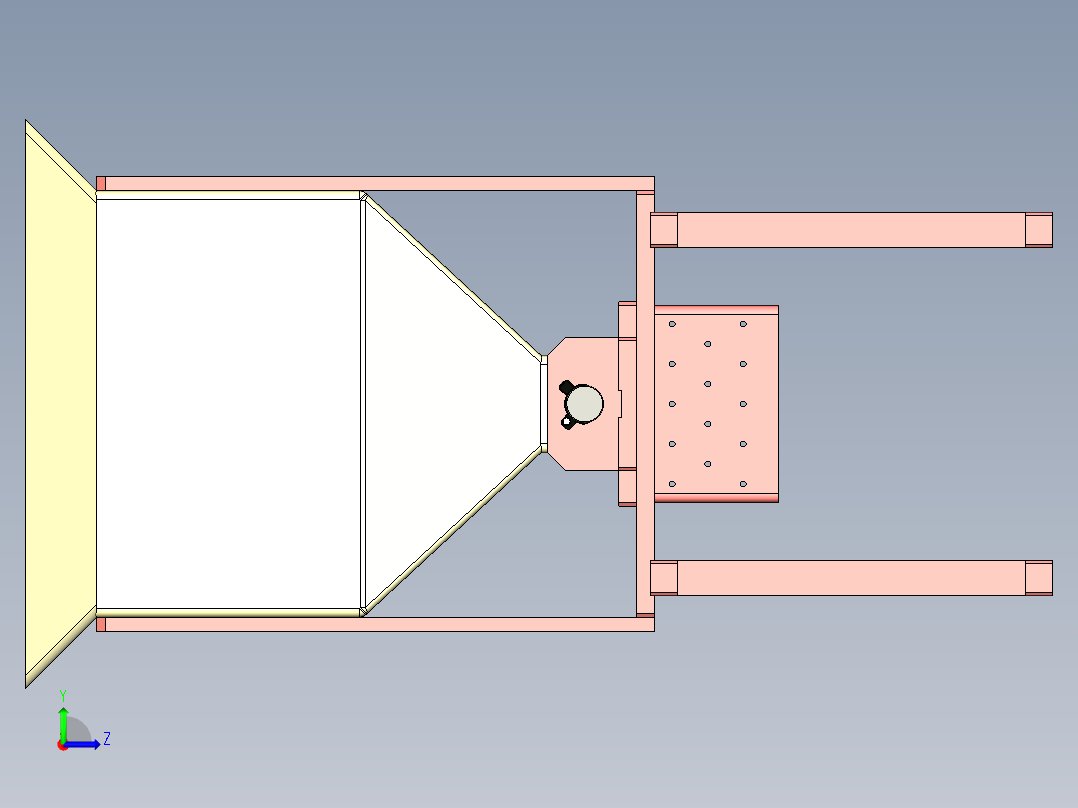 自动漏料机设计左视图