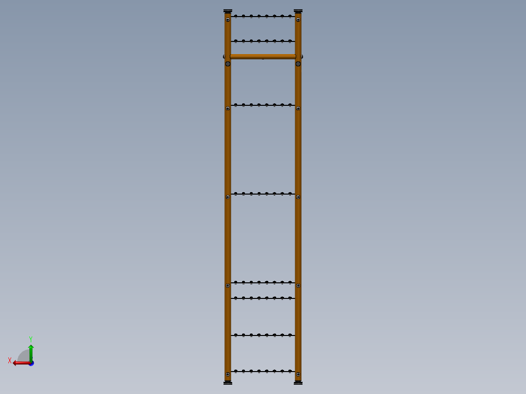 基本型衣柜后视图