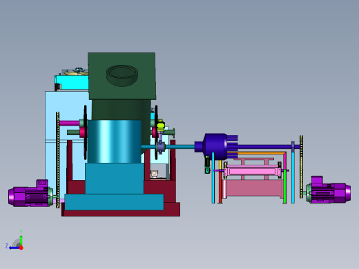 快速冷却的全自动铸锭机右视缩略图