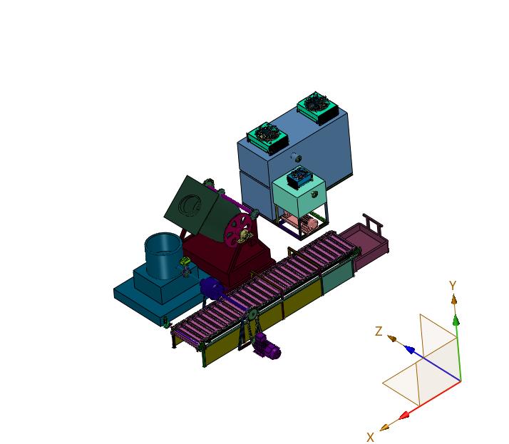快速冷却的全自动铸锭机