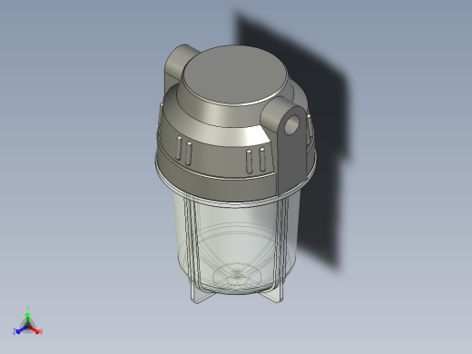 5寸透明防爆滤瓶
