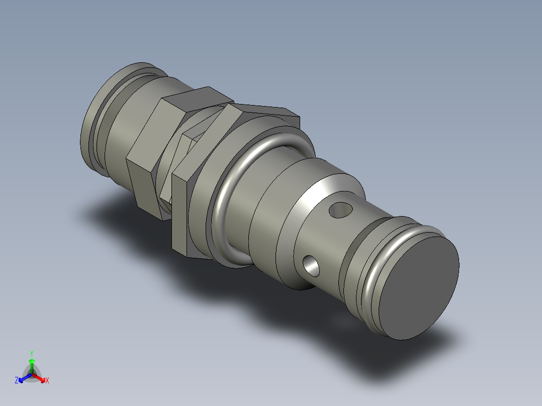 直动式溢流阀RV-08-04-x-Y主视图