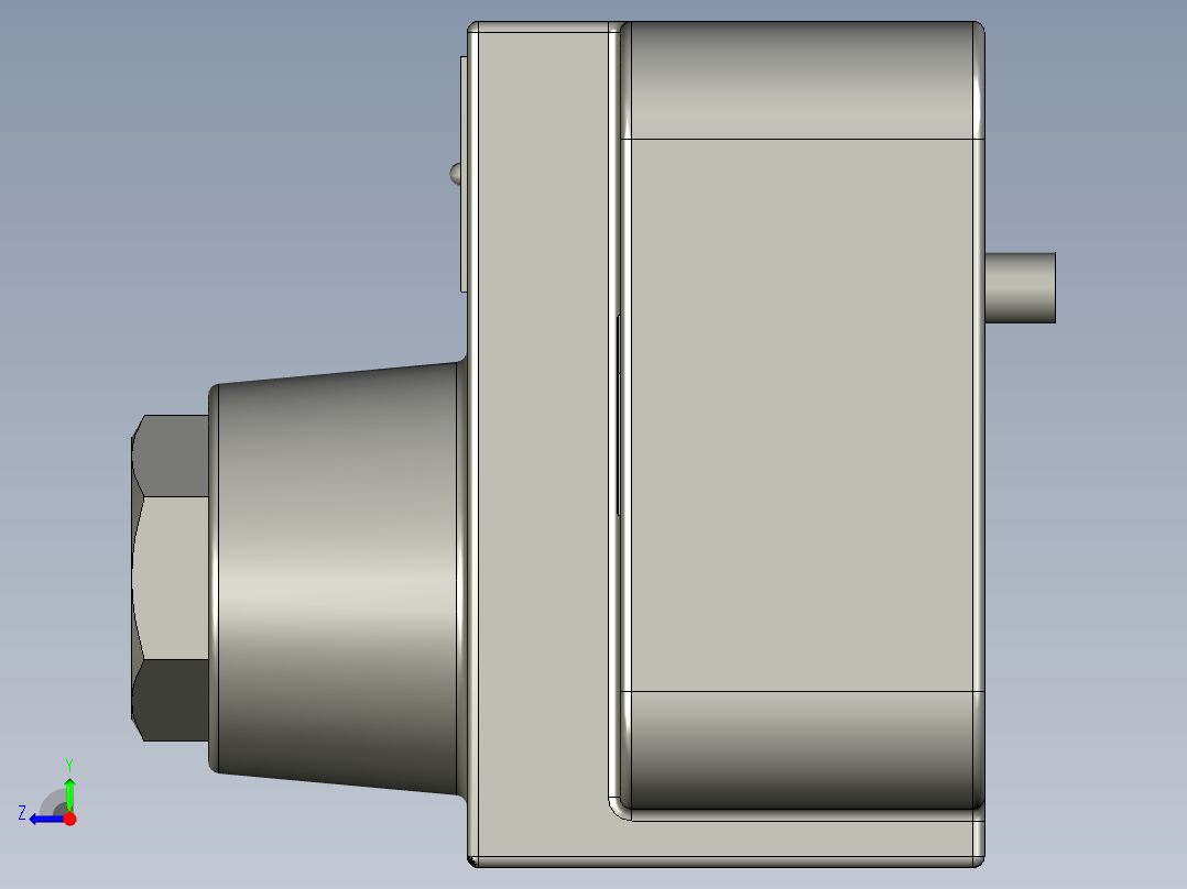 CQCRG-03--10单向阀CRG-03-2-10右视图