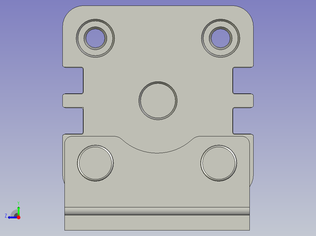 ACE32X35SLB薄型气缸右视图
