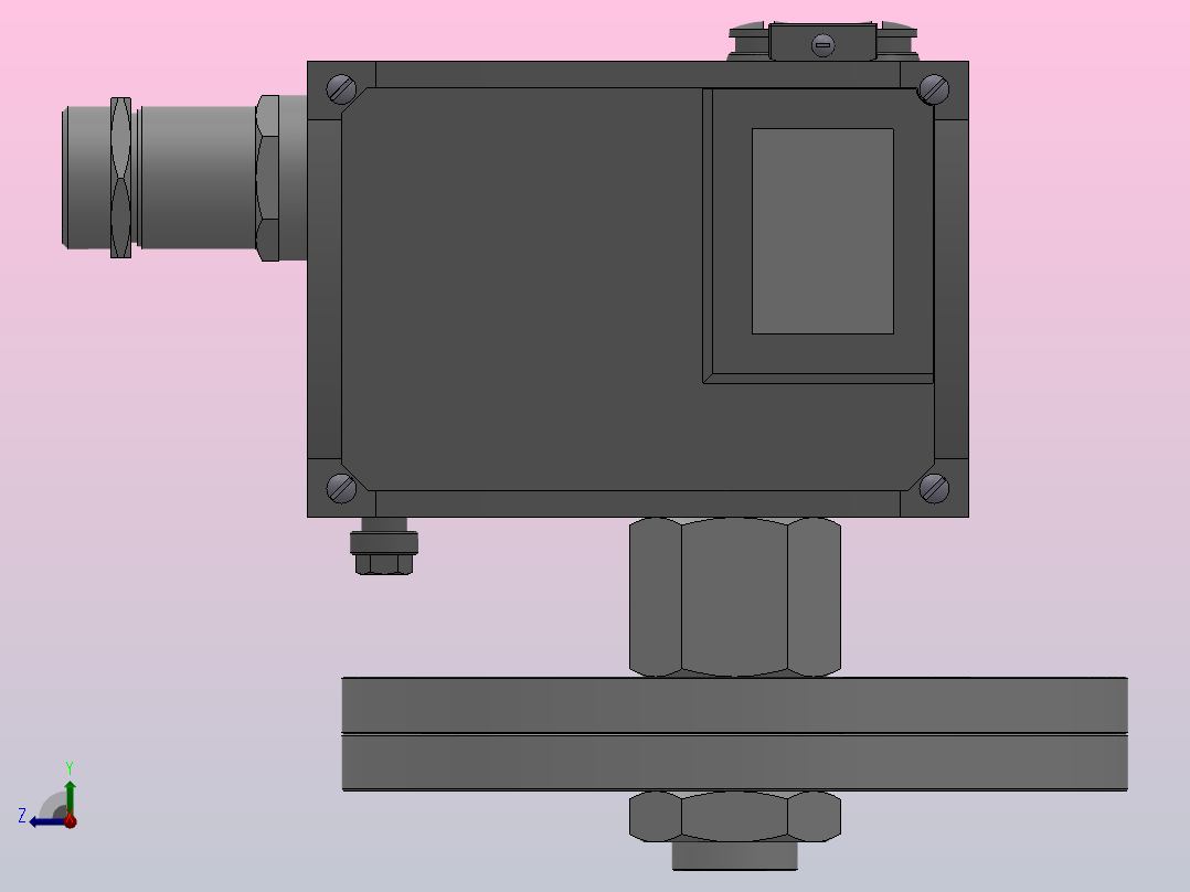 501╱7D防爆型压力控制器[501╱7D防爆型压力控制器(0845180)]右视图