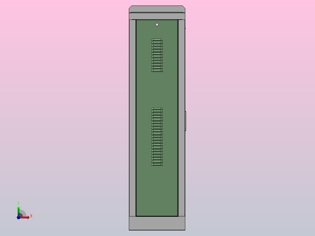 机柜，电柜前视图