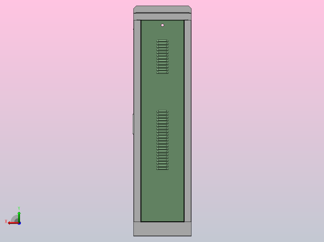 机柜，电柜后视图