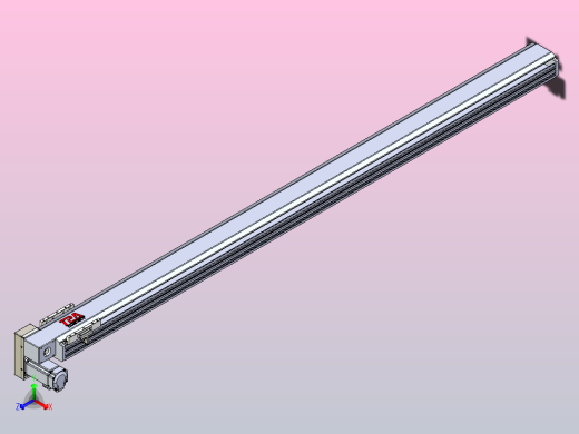 皮带直线轴半封闭可选导轨TPA-HNB-120D-110-L1800-LP-Y-P40-N3