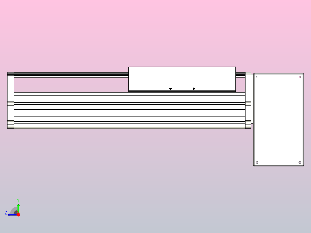 MTB22M标准皮带滑台[MTB22M-L40-150-LD-P75-C3]右视图