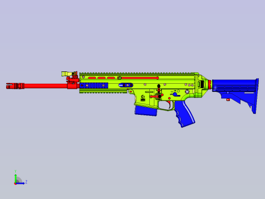 FN SCAR-17 Reference Model左视缩略图