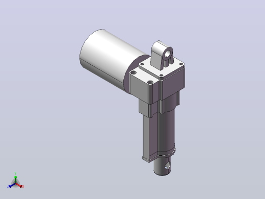 6000N电动推杆（ZJWSN-L1)[ZJWSN-L1-S50]正等轴测缩略图