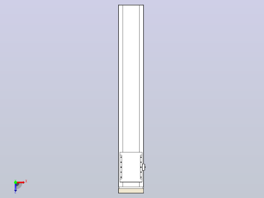 滚珠丝杠直线轴带导轨全封闭TPA-HCR-202D-2510C-L1150-MP-Y-P75-N3俯视缩略图